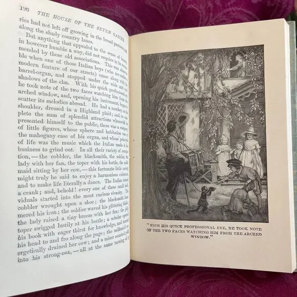 1932 The House of Seven Gables by Nathaniel Hawthorne, Illustrated Vintage Book - Picture 6 of 10